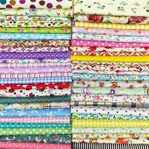 Cotton Fabric Squares 4x4 Precut Quilting Sewing Craft Patchwork 200 Pack
